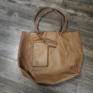 Lucky Brand Leather purse and change purse. Brown Soft leather new without tags
